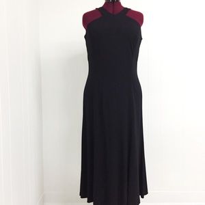 16 LAUREN by RALPH LAUREN Slinky Black Formal Gown